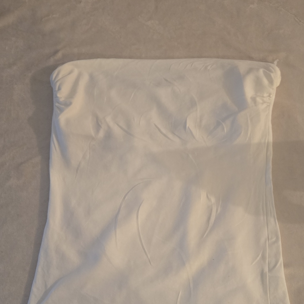 H&M White Strapless Top
